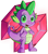 Size: 1500x1700 | Tagged: safe, artist:crispy-bacon, imported from derpibooru, spike, male, solo