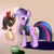 Size: 3000x3000 | Tagged: safe, artist:malwinters, imported from derpibooru, twilight sparkle, armor, fanfic art, female, polishing, rust, solo