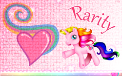 Size: 1440x900 | Tagged: safe, artist:prettywitchdoremi, imported from derpibooru, rarity (g3), female, g3, solo