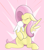 Size: 1711x1961 | Tagged: safe, artist:fledgex, artist:php120, imported from derpibooru, angel bunny, fluttershy, angelshy, blushing, female, heart, interspecies, kissing, male, shipping, straight