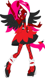 Size: 678x1179 | Tagged: safe, artist:pinkiepieparties, imported from derpibooru, oc, oc only, equestria girls, rainbow rocks, solo