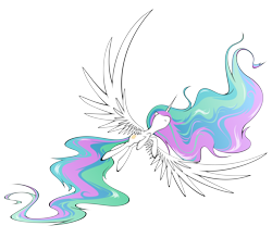 Size: 8000x7000 | Tagged: safe, artist:flamevulture17, imported from derpibooru, princess celestia, pony, absurd resolution, female, flying, mare, simple background, solo, transparent background, vector