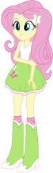 Size: 3424x11054 | Tagged: safe, artist:mewtwo-ex, imported from derpibooru, fluttershy, equestria girls, .ai available, absurd resolution, boots, clothes, cute, female, shyabetes, simple background, skirt, smiling, solo, transparent background, vector