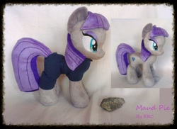 Size: 1048x762 | Tagged: safe, artist:epicrainbowcrafts, imported from derpibooru, boulder (pet), maud pie, maud pie (episode), boulder (g4), irl, photo, plushie, that was fast, wrong cutie mark