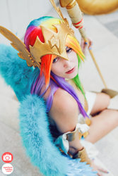 Size: 668x1000 | Tagged: safe, artist:merryalycen, imported from derpibooru, rainbow dash, human, cosplay, irl, irl human, photo, solo