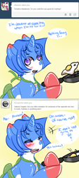 Size: 500x1120 | Tagged: safe, artist:ladilol, imported from derpibooru, oc, oc only, oc:peachy prose, ask, male, questions-for-peachy, tumblr
