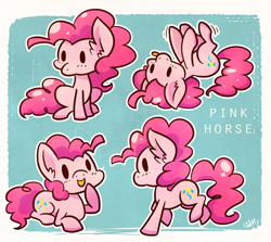 Size: 700x624 | Tagged: safe, artist:steveholt, imported from derpibooru, pinkie pie, chibi, cute, diapinkes, female, solo