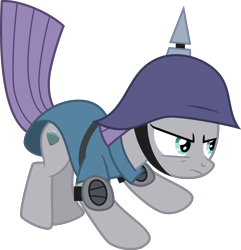 Size: 2408x2499 | Tagged: safe, artist:tourniquetmuffin, imported from derpibooru, maud pie, maud pie (episode), cutie mark, female, helmet, pickelhaube, simple background, solo, transparent background, vector