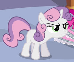 Size: 1250x1050 | Tagged: safe, imported from derpibooru, screencap, sweetie belle, for whom the sweetie belle toils, angry, female, solo