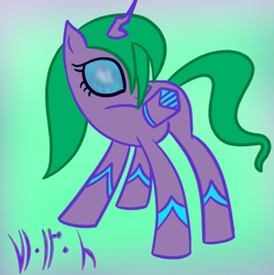 Size: 900x902 | Tagged: safe, artist:lunarinitiate, imported from derpibooru, pony, command and conquer, ponified, random pony, scrin (faction), solo, traveler-59