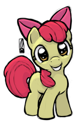 Size: 1000x1500 | Tagged: safe, artist:inkwel-mlp, imported from derpibooru, apple bloom, female, solo