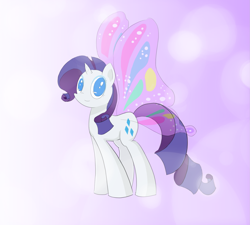 Size: 1779x1598 | Tagged: safe, artist:repoisn, imported from derpibooru, rarity, butterfly wings, female, glimmer wings, solo