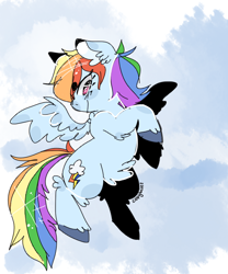 Size: 600x721 | Tagged: safe, artist:copybuns, imported from derpibooru, rainbow dash, female, solo