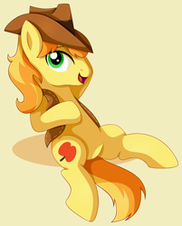 Size: 1008x1253 | Tagged: safe, artist:mintystitch, imported from derpibooru, braeburn, belly, cute, featureless crotch, male, solo