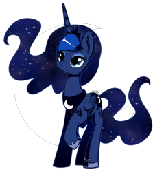 Size: 1562x1753 | Tagged: safe, artist:nm, imported from derpibooru, princess luna, female, pixiv, simple background, solo