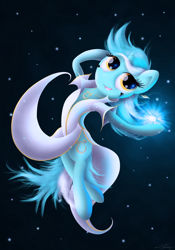 Size: 4544x6480 | Tagged: safe, artist:mrpudding701, imported from derpibooru, lyra heartstrings, pony, unicorn, absurd resolution, clothes, female, glowing hooves, jewelry, mage, magic, pendant, robes, smiling, solo