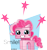 Size: 2840x3000 | Tagged: safe, artist:mrcbleck, imported from derpibooru, pinkie pie, crossover, dialogue, female, fusion, grin, lego, simple background, smiling, solo, the lego movie, transparent background, unikitty