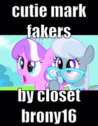 Size: 641x820 | Tagged: safe, edit, edited screencap, imported from derpibooru, screencap, diamond tiara, silver spoon, earth pony, pony, female, filly