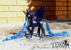 Size: 900x634 | Tagged: safe, artist:narxinba222, imported from derpibooru, princess luna, brushable, custom, customized toy, female, solo, toy