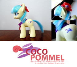 Size: 2837x2465 | Tagged: safe, artist:narxinba222, imported from derpibooru, coco pommel, brushable, custom, customized toy, female, irl, photo, toy