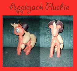 Size: 2550x2364 | Tagged: safe, artist:nekofallenone, imported from derpibooru, applejack, irl, photo, plushie