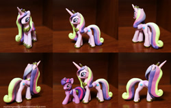 Size: 1812x1154 | Tagged: safe, artist:aplexpony, imported from derpibooru, princess cadance, twilight sparkle, clay, female, figurine, solo