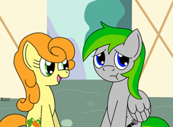 Size: 1400x1027 | Tagged: safe, artist:toonboy92484, imported from derpibooru, carrot top, golden harvest, oc, mic boom