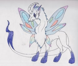 Size: 748x634 | Tagged: safe, artist:featherysketchdragon, imported from derpibooru, rarity, dragon, dragoness, dragonified, female, glimmer wings, raridragon, solo, species swap