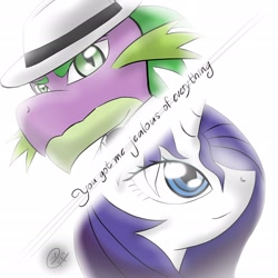 Size: 2096x2096 | Tagged: safe, artist:rockarboom, imported from derpibooru, rarity, spike, female, male, older, shipping, sparity, straight