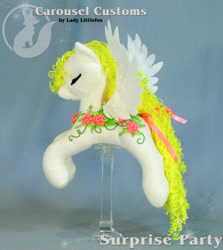 Size: 570x640 | Tagged: safe, artist:lady littlefox, imported from derpibooru, surprise, pegasus, pony, ebay, ebay link, g1, irl, photo, plushie, surprise (g1)