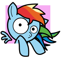 Size: 3000x3000 | Tagged: safe, artist:toonfreak, imported from derpibooru, rainbow dash, female, solo