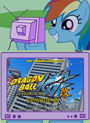 Size: 563x771 | Tagged: safe, imported from derpibooru, rainbow dash, anime, dragon ball, dragon ball z kai, exploitable meme, japanese, meme, obligatory pony, tv meme