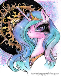 Size: 800x993 | Tagged: safe, artist:karlosbaygorriakb, imported from derpibooru, princess celestia, female, solo