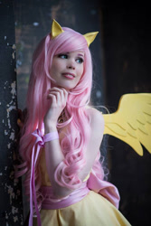 Size: 640x960 | Tagged: safe, artist:tinemarieriis, imported from derpibooru, fluttershy, human, cosplay, irl, irl human, photo, solo