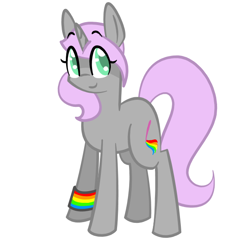 Size: 600x575 | Tagged: dead source, safe, artist:nyanpegasus, imported from derpibooru, oc, oc only, pony, unicorn, colored pupils, mod, simple background, solo, tumblr, white background, wristband