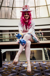 Size: 3264x4928 | Tagged: artist needed, safe, artist:eddiebphotos, imported from derpibooru, pinkie pie, human, bowtie, clothes, cosplay, irl, irl human, photo, skirt, solo, vest