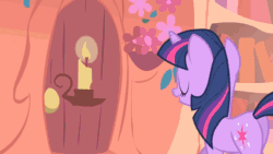 Size: 640x360 | Tagged: safe, imported from derpibooru, screencap, spike, twilight sparkle, dragon, pony, unicorn, owl's well that ends well, animated, animation error, compilation, door, female, golden oaks library, male, mare, unicorn twilight