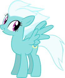 Size: 5515x6627 | Tagged: safe, artist:thebosscamacho, imported from derpibooru, fleetfoot, pony, absurd resolution, female, looking back, simple background, smiling, solo, transparent background, vector