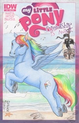 Size: 476x733 | Tagged: safe, artist:denaefrazierstudios, imported from derpibooru, rainbow dash, pegasus, pony, female, mare, pirate ship, solo, traditional art