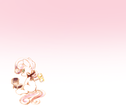 Size: 1440x1280 | Tagged: safe, artist:gashiboka, imported from derpibooru, sweetie belle, female, gradient background, solo