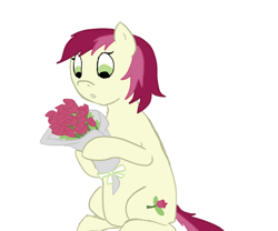 Size: 600x500 | Tagged: safe, imported from derpibooru, roseluck, ask, bouquet, female, rose, rosereplies, solo, tumblr