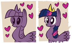 Size: 1200x715 | Tagged: safe, artist:pixelkitties, imported from derpibooru, twilight sparkle, alicorn, pony, trade ya, female, mare, twilight sparkle (alicorn)