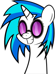 Size: 705x945 | Tagged: safe, artist:zacatron94, imported from derpibooru, dj pon-3, vinyl scratch, pony, unicorn, cutie mark, female, horn, mare, simple background, smiling, solo, sunglasses, teeth, transparent background