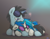 Size: 2782x2151 | Tagged: safe, artist:melodenesa, imported from derpibooru, dj pon-3, neon lights, rising star, vinyl scratch, pony, unicorn, blushing, cuddling, cute, drool, female, gritted teeth, hornboner, magic, male, mare, nom, prone, shipping, sleeping, smiling, snuggling, stallion, straight, sweat, vinylights