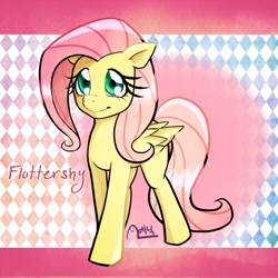 Size: 894x894 | Tagged: safe, artist:anicmj, imported from derpibooru, fluttershy, female, solo