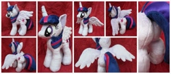 Size: 1359x587 | Tagged: safe, artist:equinepalette, imported from derpibooru, twilight sparkle, alicorn, pony, close-up, female, irl, mare, photo, plushie, solo, twilight sparkle (alicorn)