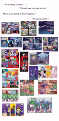 Size: 3000x6096 | Tagged: safe, idw, imported from derpibooru, big macintosh, fluttershy, nightmare rarity, pinkie pie, princess celestia, rarity, spike, twilight sparkle, earth pony, pony, drama, drama bait, male, misquotes, op is trying to start shit, shipping, sparity, spike drama, stallion, straight