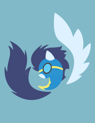 Size: 2550x3300 | Tagged: safe, artist:kinokashi, imported from derpibooru, soarin', pegasus, pony, male, solo, wonderbolts, wonderbolts uniform