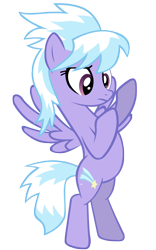 Size: 3990x6380 | Tagged: safe, artist:cultleaderfluttershy, imported from derpibooru, cloudchaser, pony, hurricane fluttershy, absurd resolution, bipedal, female, simple background, solo, standing, transparent background, vector