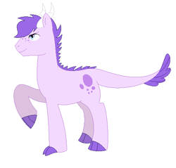 Size: 544x520 | Tagged: safe, artist:unoriginai, imported from derpibooru, oc, oc only, oc:clear cut, oc:crystal clarity, dracony, dragon, hybrid, interspecies offspring, offspring, parent:rarity, parent:spike, parents:sparity, rule 63, simple background, solo, white background